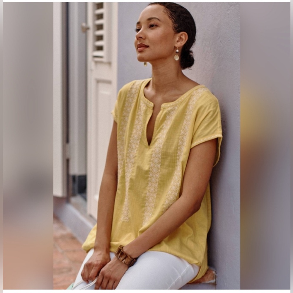 JJill Women’s split neck tunic top 2X